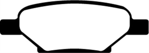 EBC Yellowstuff Brake Pads DP41704R Pads, Yellowstuff, Aramid Fiber, Rear, Chevy, Pontiac, Saturn, Set