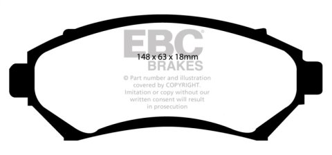 EBC Stage 5 Superstreet Disc Brake Kits S5KF1034 Pad and Rotor Kit thumbnail 5