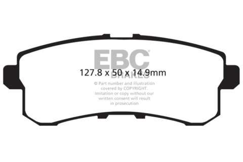 EBC Brakes Brake Rotor and Pad Combos S15KR1175 Disc Kit ED91876+USR7573 thumbnail 8