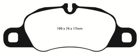 EBC Brakes Brake Rotor and Pad Combos S13KF2378 Disc Kit DP42057R+RK1884XD thumbnail 1