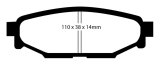 EBC Brakes Brake Rotor and Pad Combos S6KR1377 Disc Kit DP51584NDX+GD7634 thumbnail 2
