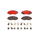 Brembo NAO Ceramic Brake Pads P28052N Pads, Brembo, Ceramic, Integrally Molded, Shims, with Hardware, For use on Honda®, Set thumbnail 1