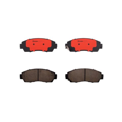 Brembo NAO Ceramic Brake Pads P28068N Pads, Brembo, Ceramic, Integrally Molded, Shims, For use on Acura®, Set thumbnail 2