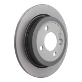 Brembo Premium UV Coated Brake Rotors 08.9163.21 Rotor, Brembo, Solid, Solid Surface, 10.2 in. Diameter, Iron, UV-Coated, Mini Cooper, Each thumbnail 1
