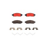 Brembo NAO Ceramic Brake Pads P56059N Pads, Brembo, Ceramic, Integrally Molded, Shims, with Hardware, For Nissan, Set thumbnail 1