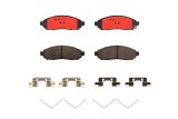 Brembo NAO Ceramic Brake Pads P56059N Pads, Brembo, Ceramic, Integrally Molded, Shims, with Hardware, For Nissan, Set thumbnail 2