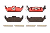 Brembo NAO Ceramic Brake Pads P56091N Pads, Brembo, Ceramic, Integrally Molded, Shims, with Hardware, Ford, Set thumbnail 2