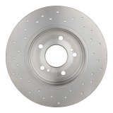 Brembo Xtra Drilled Performance Rotors 08.7211.2X Brake Rotor, Brembo, Solid, Cross-Drilled Surface, 11.42 in. Diameter, Iron, UV-Coated, Mercedes-Benz, Each thumbnail 3