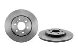 Brembo Prime UV Coated Brake Rotors 08.B590.11 Rotor, Brembo, Solid, Solid Surface, 11.81 in. Diameter, Iron, UV-Coated, Buick, Each thumbnail 1