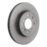 Brembo Premium UV Coated Brake Rotors 09.5509.11 Rotor, Brembo, Vented, Solid Surface, 10.31 in. Diameter, Iron, UV-Coated, For use on Acura®, Each thumbnail 1