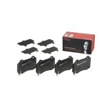 Brembo Low-Met Brake Pads P30074 Pads, Brembo, Semi-Metallic, Integrally Molded, Shims, For Hyundai, Set thumbnail 1
