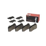 Brembo Low-Met Brake Pads P30074 Pads, Brembo, Semi-Metallic, Integrally Molded, Shims, For Hyundai, Set thumbnail 2