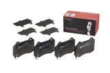Brembo Low-Met Brake Pads P30074 Pads, Brembo, Semi-Metallic, Integrally Molded, Shims, For Hyundai, Set thumbnail 6