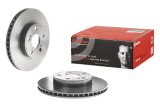 Brembo Premium UV Coated Brake Rotors 09.A713.11 Rotor, Brembo, Vented, Solid Surface, 10.04 in. Diameter, Iron, UV-Coated, Toyota, Each thumbnail 6