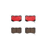 Brembo NAO Ceramic Brake Pads P28059N Pads, Brembo, Ceramic, Integrally Molded, Shims, For use on Acura®, Set thumbnail 1