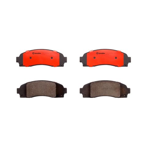 Brembo NAO Ceramic Brake Pads for 2001-2005 EXPLORER SPORT TRAC - P24183N Pads, Brembo, Ceramic, Integrally Molded, Shims, Ford, Set