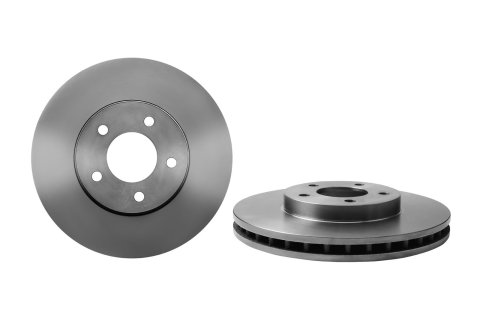 Brembo Prime UV Coated Brake Rotors 09.B623.10 Rotor, Brembo, Vented, Solid Surface, 11.81 in. Diameter, Iron, UV-Coated, Buick, Each thumbnail 1