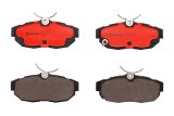 Brembo NAO Ceramic Brake Pads P24170N Pads, Brembo, Ceramic, Integrally Molded, Shims, Ford, Set thumbnail 2