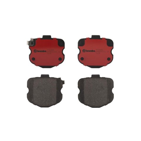 Brembo NAO Ceramic Brake Pads P10069N Pads, NOA Ceramic, Chevrolet, Front, Set
