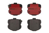 Brembo NAO Ceramic Brake Pads P10069N Pads, NOA Ceramic, Chevrolet, Front, Set thumbnail 2