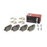 Brembo Low-Met Brake Pads P44025 Pads, Brembo, Semi-Metallic, Integrally Molded, Shims, with Hardware, Land Rover, Set thumbnail 2