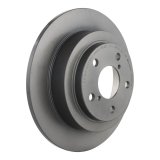 Brembo Premium UV Coated Brake Rotors 08.6897.11 Rotor, Brembo, Solid, Solid Surface, 10.43 in. Diameter, Iron, UV-Coated, Saab, Each thumbnail 1