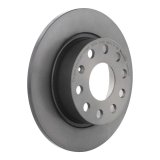 Brembo Premium UV Coated Brake Rotors 08.9502.11 Rotor, Brembo, Solid, Solid Surface, 9.96 in. Diameter, Iron, UV-Coated, Audi, Each thumbnail 1