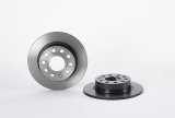Brembo Premium UV Coated Brake Rotors 08.9502.11 Rotor, Brembo, Solid, Solid Surface, 9.96 in. Diameter, Iron, UV-Coated, Audi, Each thumbnail 7