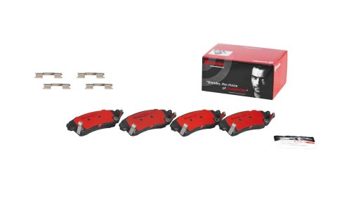 Brembo NAO Ceramic Brake Pads P10010N Pads, NOA Ceramic, Buick, Cadillac, Chevrolet, GMC, Isuzu, Oldsmobile, Saab, Saturn, Rear, Set thumbnail 3
