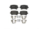 Brembo Low-Met Brake Pads P85073 Pads, Brembo, Semi-Metallic, Integrally Molded, Shims, with Hardware, Audi, Set thumbnail 4