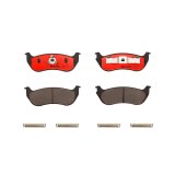 Brembo NAO Ceramic Brake Pads P37013N Pads, Brembo, Ceramic, Integrally Molded, Shims, with Hardware, Jeep, Set thumbnail 1