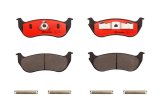 Brembo NAO Ceramic Brake Pads P37013N Pads, Brembo, Ceramic, Integrally Molded, Shims, with Hardware, Jeep, Set thumbnail 2