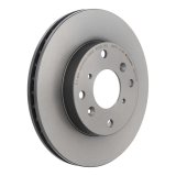 Brembo Premium UV Coated Brake Rotors 09.6753.21 Rotor, Brembo, Vented, Solid Surface, 10.24 in. Diameter, Iron, UV-Coated, For use on Acura®, Each thumbnail 1