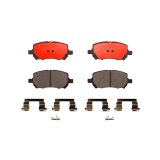 Brembo NAO Ceramic Brake Pads P10043N Pads, NOA Ceramic, Chevrolet, Pontiac, Saturn, Front, Set thumbnail 1