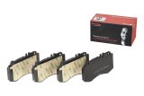 Brembo Low-Met Brake Pads P50087 Pads, Brembo, Semi-Metallic, Integrally Molded, Shims, Mercedes-Benz, Set thumbnail 2