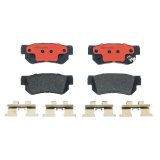 Brembo NAO Ceramic Brake Pads P30014N Pads, Brembo, Ceramic, Integrally Molded, Shims, with Hardware, For Hyundai, Set thumbnail 2
