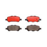 Brembo NAO Ceramic Brake Pads P83158N Pads, Brembo, Ceramic, Integrally Molded, Shims, Toyota, Set thumbnail 1
