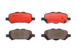 Brembo NAO Ceramic Brake Pads P83158N Pads, Brembo, Ceramic, Integrally Molded, Shims, Toyota, Set thumbnail 2