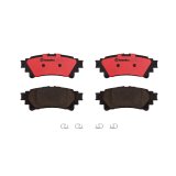 Brembo NAO Ceramic Brake Pads P83152N Pads, Brembo, Ceramic, Integrally Molded, Shims, Lexus, Set thumbnail 2