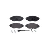 Brembo Low-Met Brake Pads P85131 Pads, Brembo, Semi-Metallic, Integrally Molded, Shims, with Hardware, Volkswagen, Set thumbnail 1