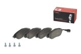 Brembo Low-Met Brake Pads P85131 Pads, Brembo, Semi-Metallic, Integrally Molded, Shims, with Hardware, Volkswagen, Set thumbnail 5