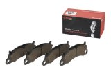 Brembo Low-Met Brake Pads P65025 Pads, Brembo, Semi-Metallic, Integrally Molded, Shims, Porsche, Set thumbnail 5