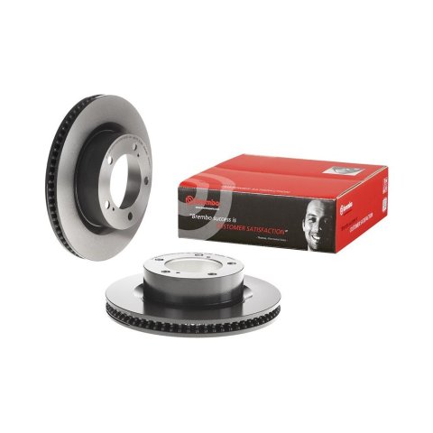 Brembo Premium UV Coated Brake Rotors 09.A966.11 Rotor, Brembo, Vented, Solid Surface, 13.39 in. Diameter, Iron, UV-Coated, Lexus, Each