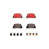 Brembo NAO Ceramic Brake Pads P83063N Pads, Brembo, Ceramic, Integrally Molded, Shims, Lexus, Set thumbnail 2