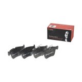 Brembo Low-Met Brake Pads P85124 Pads, Brembo, Semi-Metallic, Integrally Molded, Shims, Audi, Set thumbnail 1
