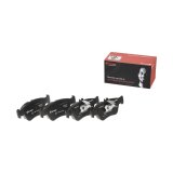 Brembo Low-Met Brake Pads P50023 Pads, Brembo, Semi-Metallic, Integrally Molded, Shims, Mercedes-Benz, Set thumbnail 1