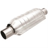 MagnaFlow Universal Catalytic Converters 440106 Converter, Stainless Steel, 2.50 in. Inlet, 2.50 in. Outlet, 15.0 in. Length, Universal, Each thumbnail 1