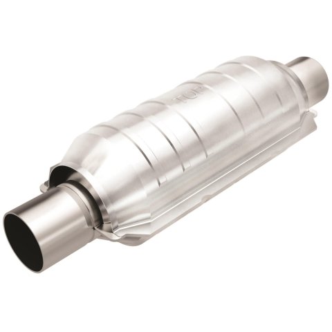 MagnaFlow Universal Catalytic Converters 440006 Converter, Stainless Steel, 2.50 in. Inlet, 2.50 in. Outlet, 15.0 in. Length, Universal, Each