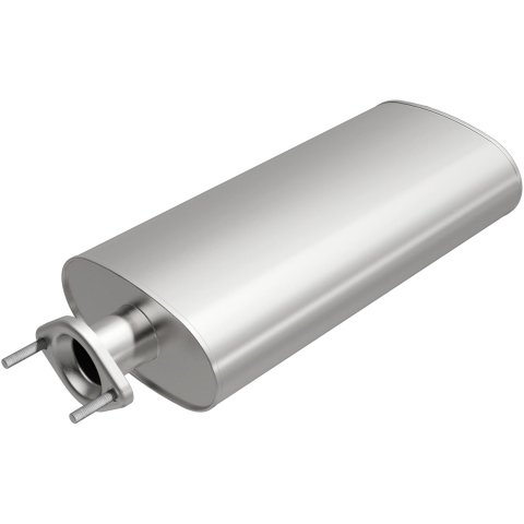 MagnaFlow Universal Steel 2.25 Inch Muffler 201-1456 Muffler, Universal, in. Center Inlet, in. Offset Outlet, Oval, Steel, Aluminized, Each