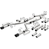 MagnaFlow xMOD Series Performance Exhaust Systems for 2015-2023 300, CHARGER - 19496 Systems, Series, 3 in. Diameter, Cat-Back, 4.625 in. Carbon Fiber Tips, Dodge, Kit thumbnail 1